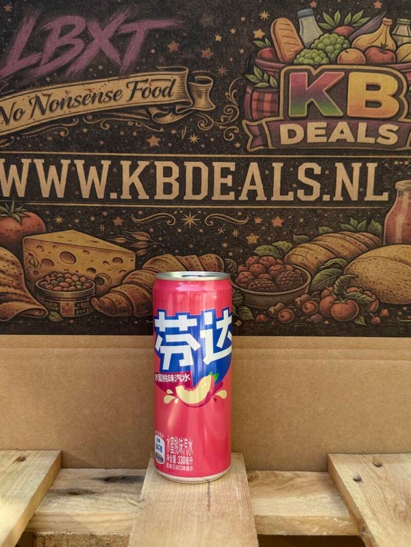 fanta china peach blik / incl statiegeld