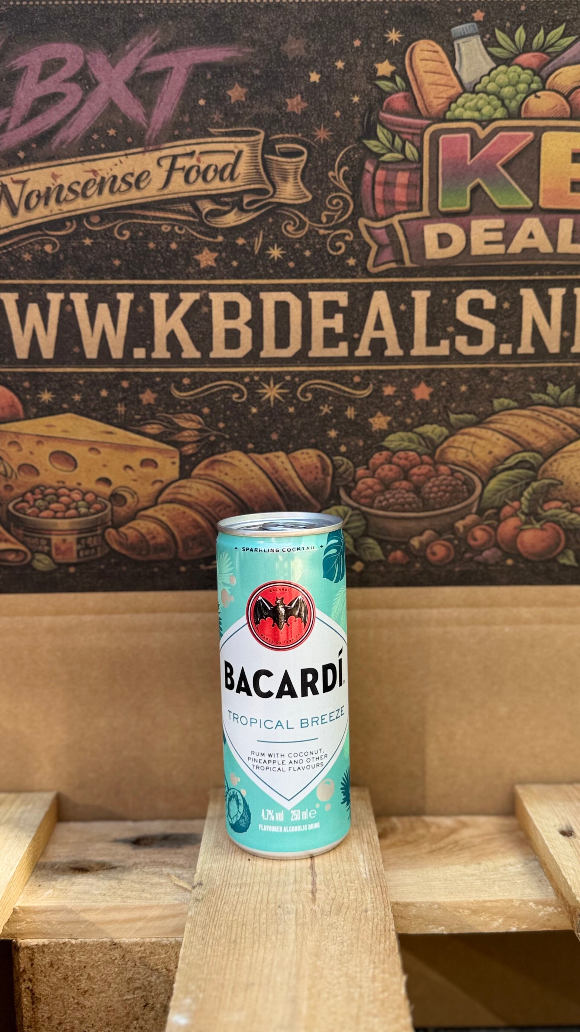 bacardi tropical Breeze / 250ml incl statiegeld