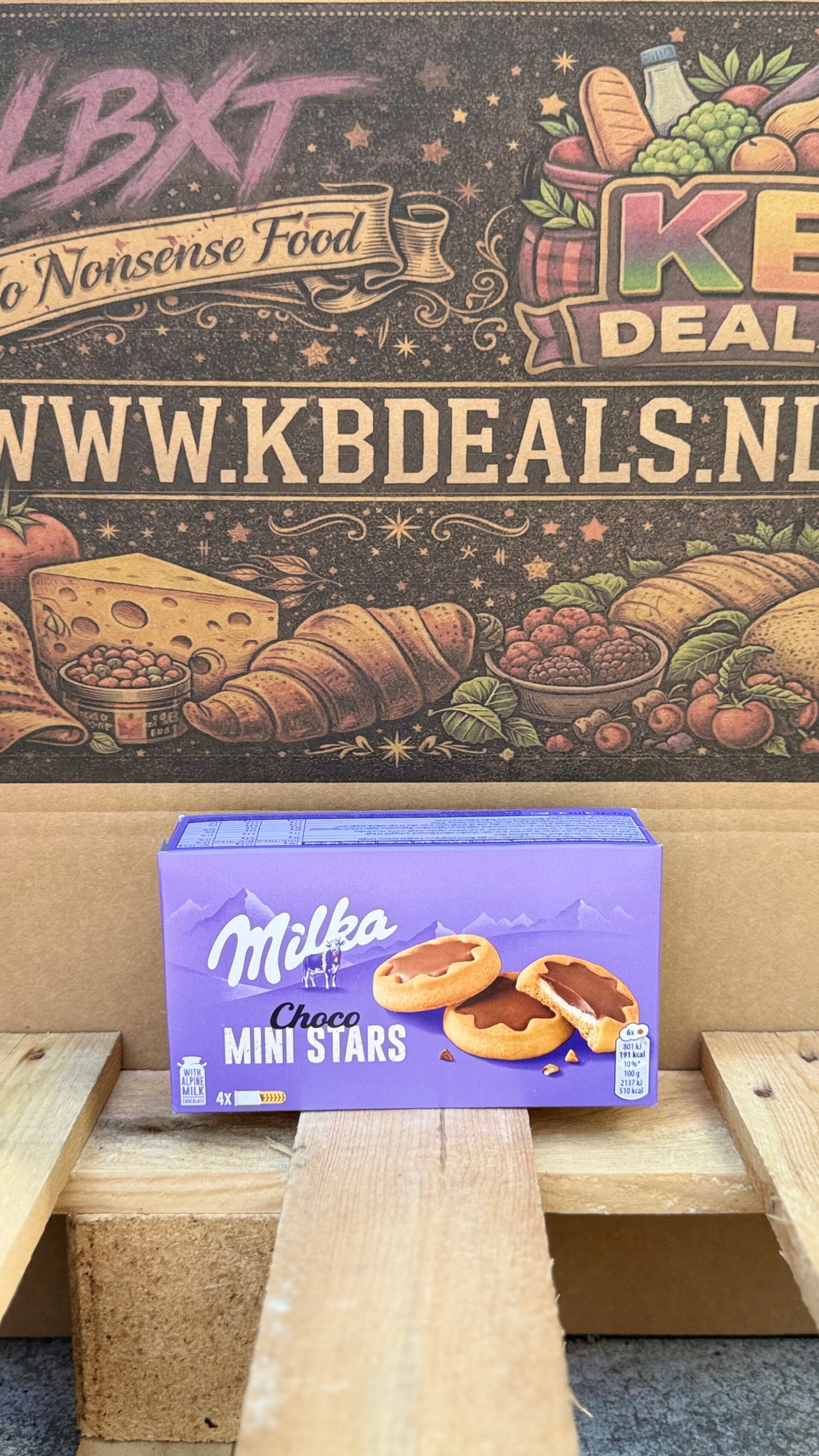 Milka choco mini stars