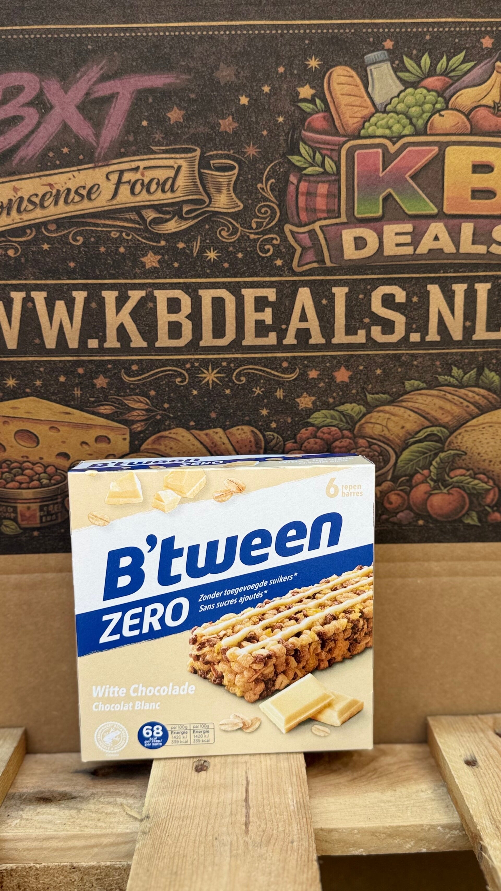 Btween zero White choco 6 stuks