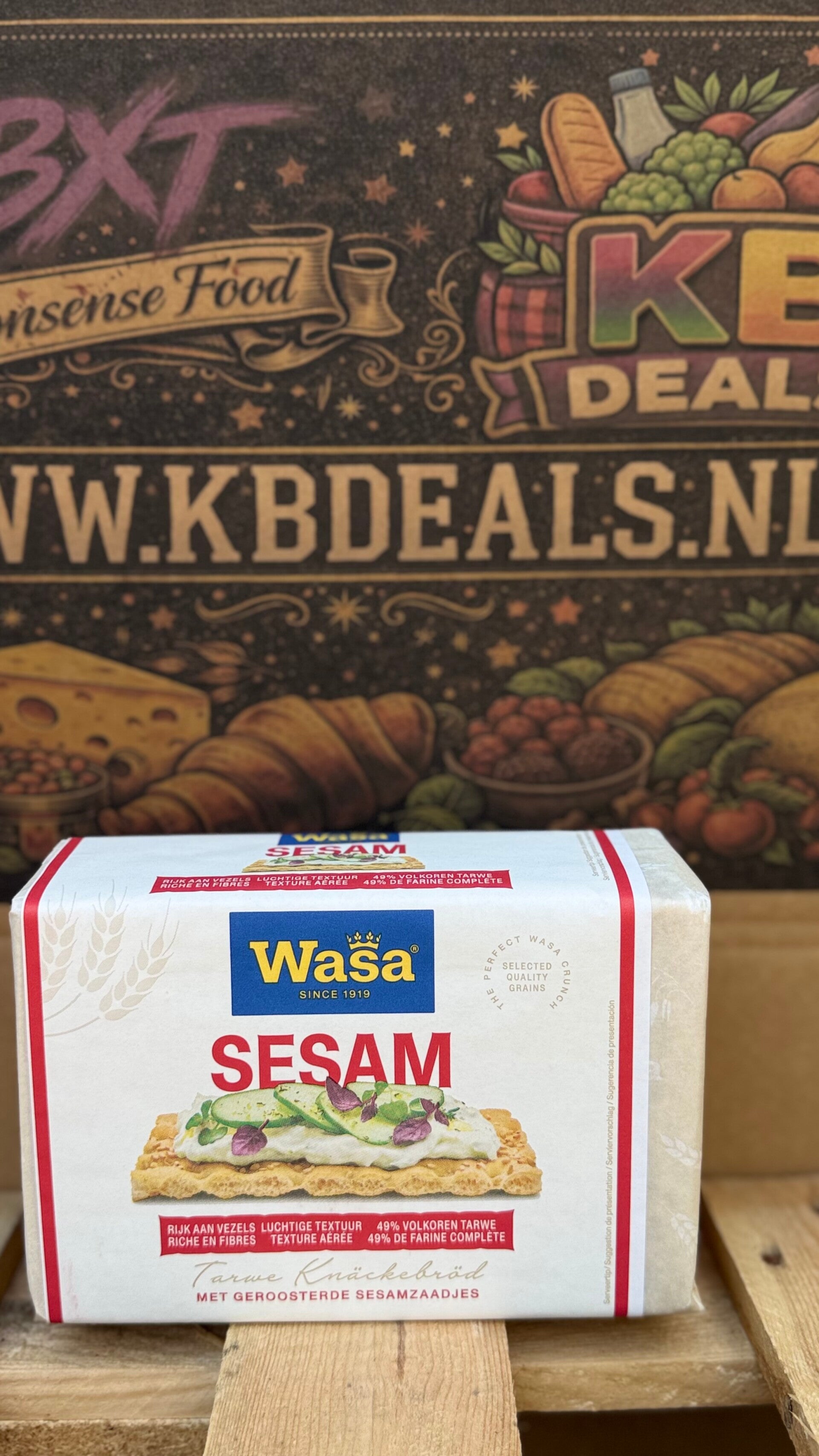 Wasa sesam knackebrod 250gr