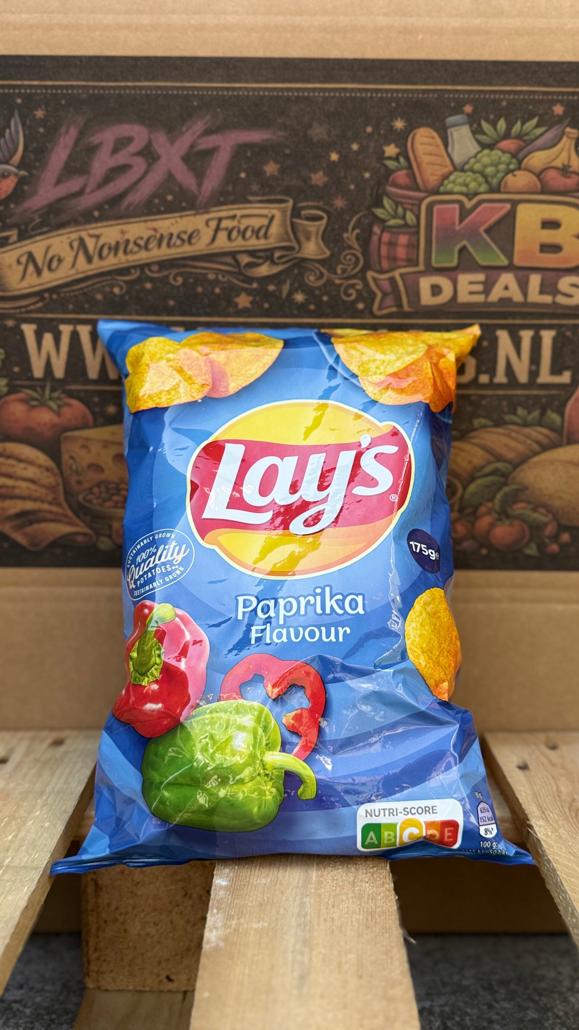 Lays paprika chips 175gr