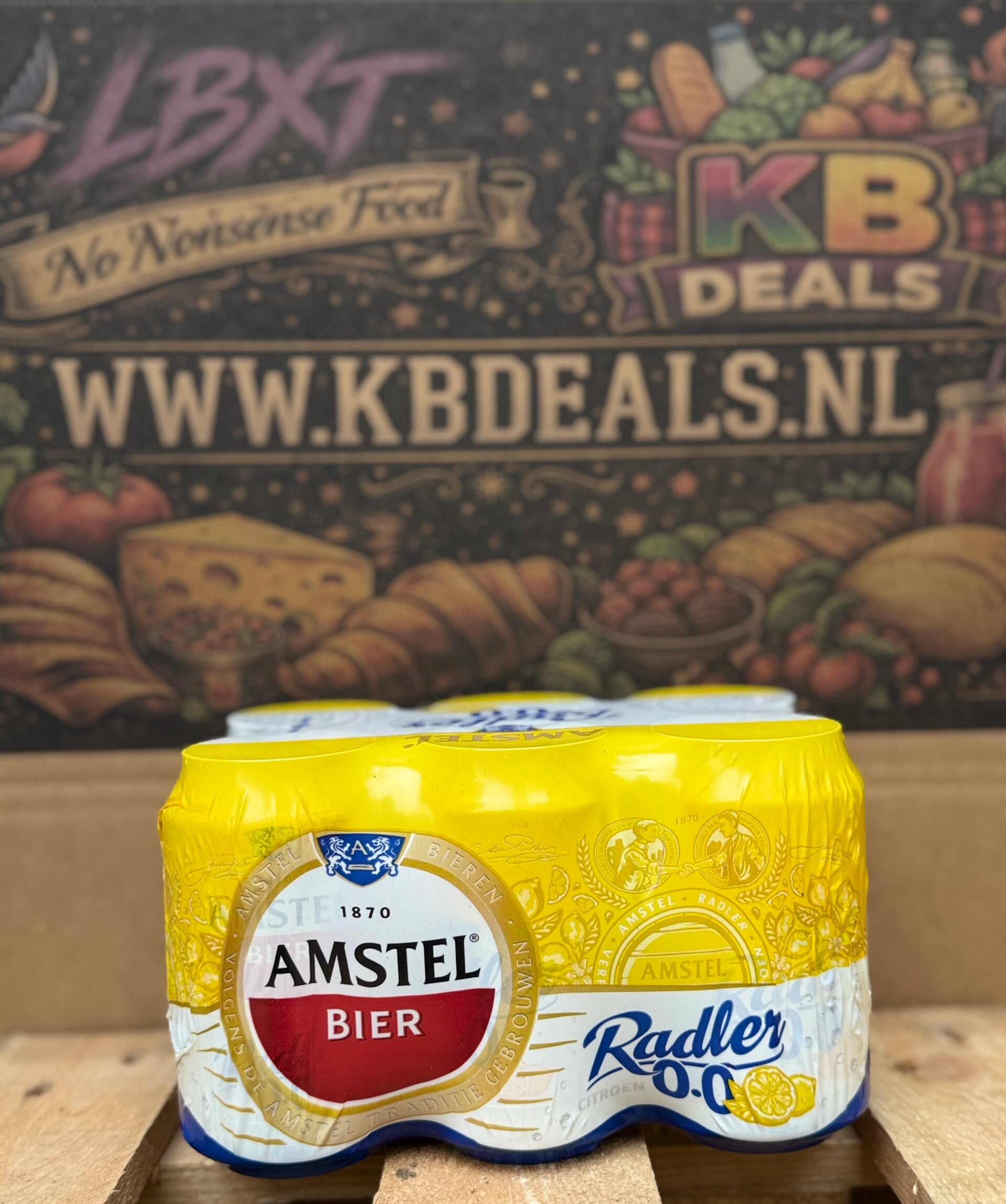 amstel 0,0% radler bier // 6 pack // incl statiegeld