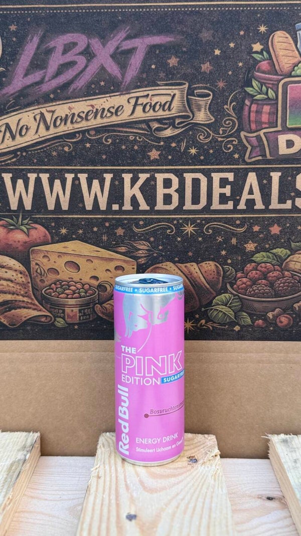 Red Bull: pink bosvruchten 250ml [inclusief statiegeld]