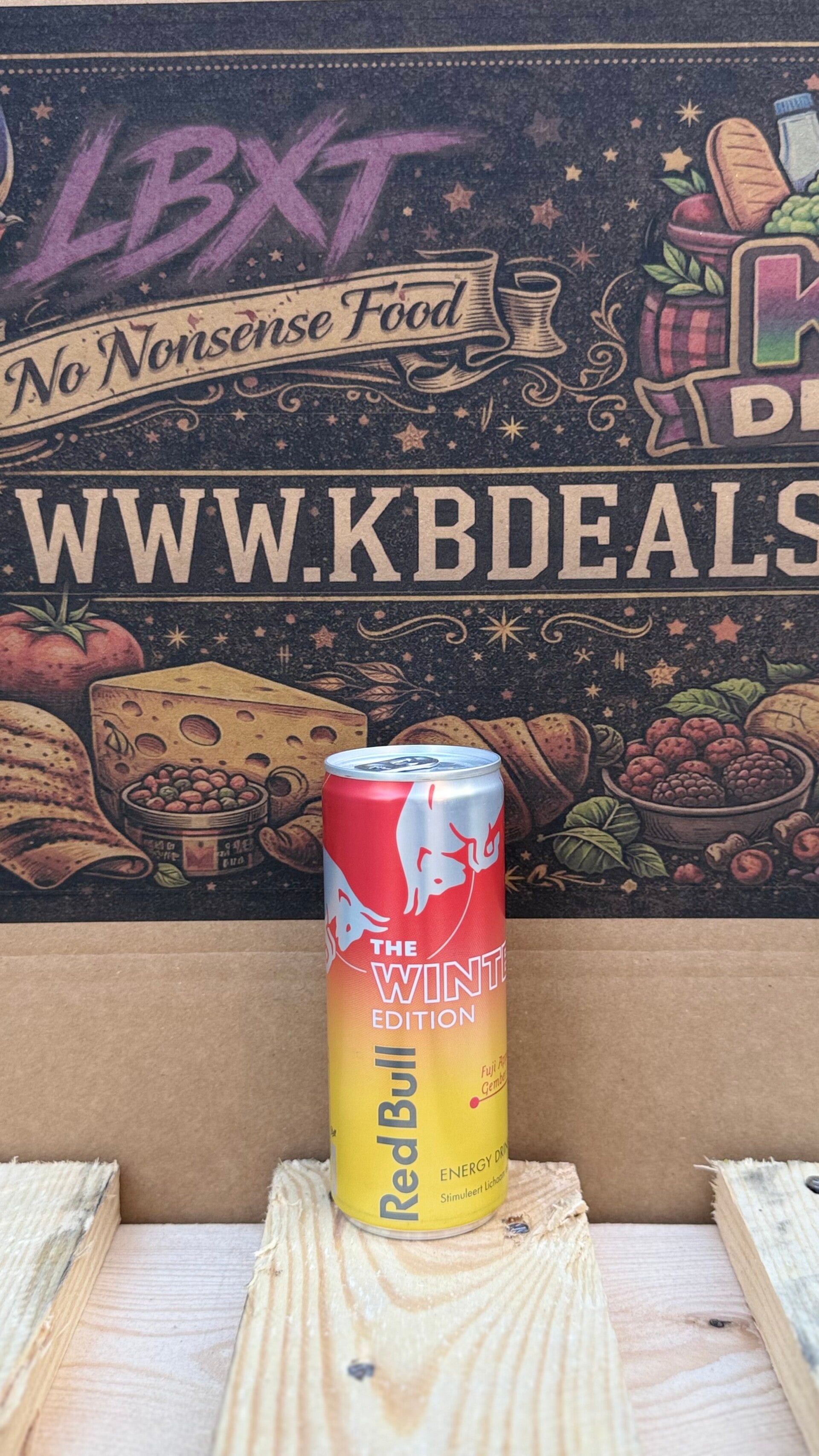 Red Bull: winter fuji appel & gember smaak 250ml [inclusief statiegeld]