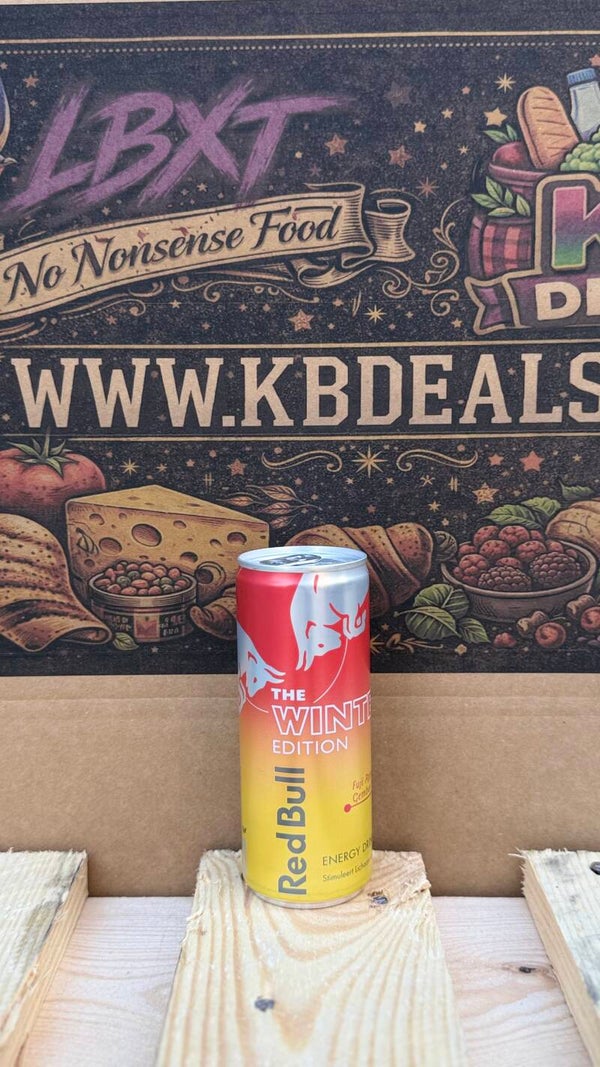 Red Bull: winter fuji appel & gember smaak 250ml [inclusief statiegeld]