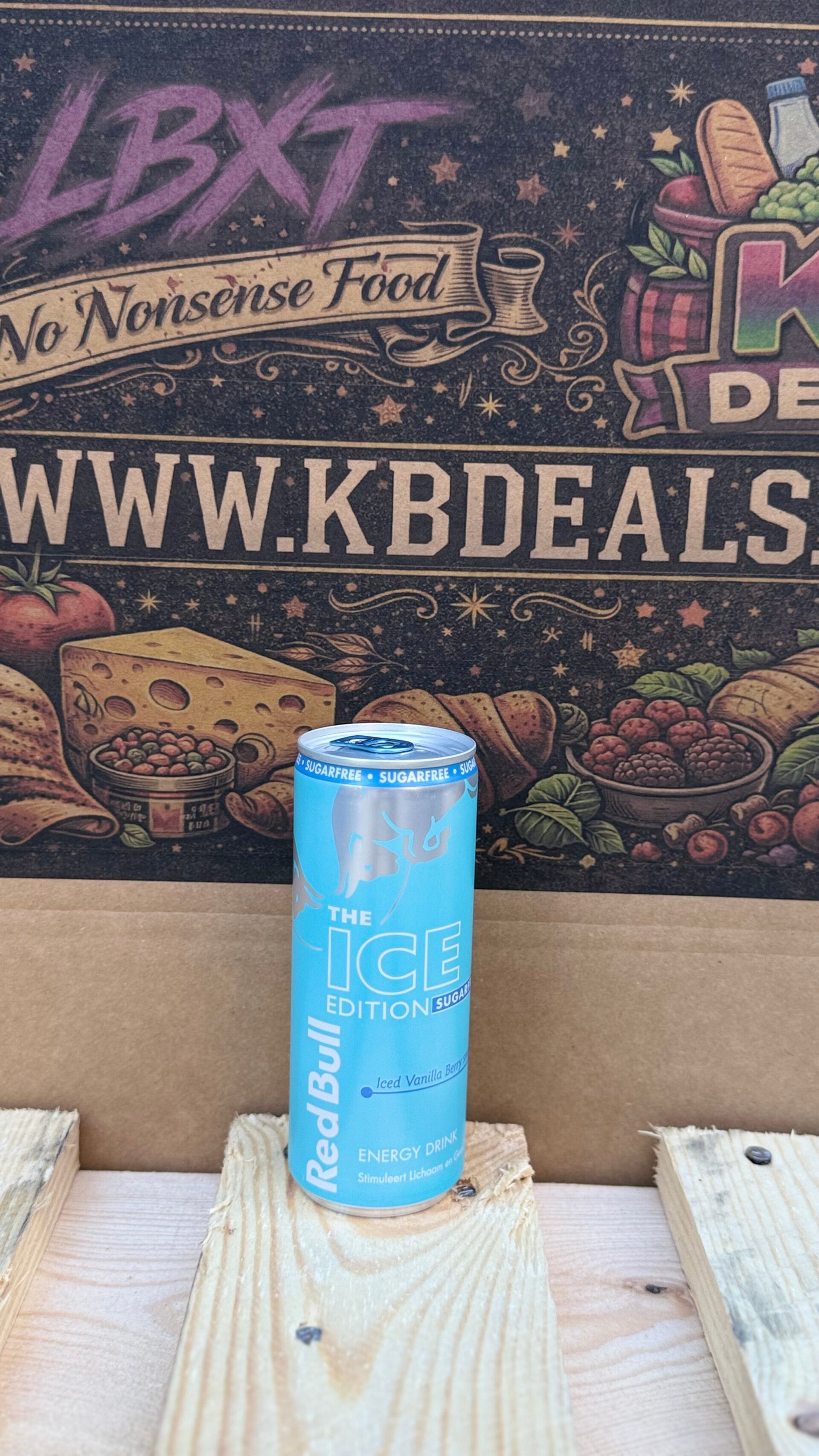 Red Bull: iced vanilla berry sugarfree 250ml [inclusief statiegeld]
