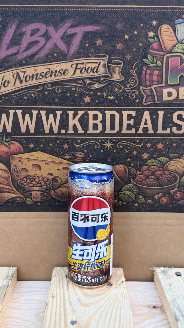 Pepsi zero lemon (China import) incl statiegeld