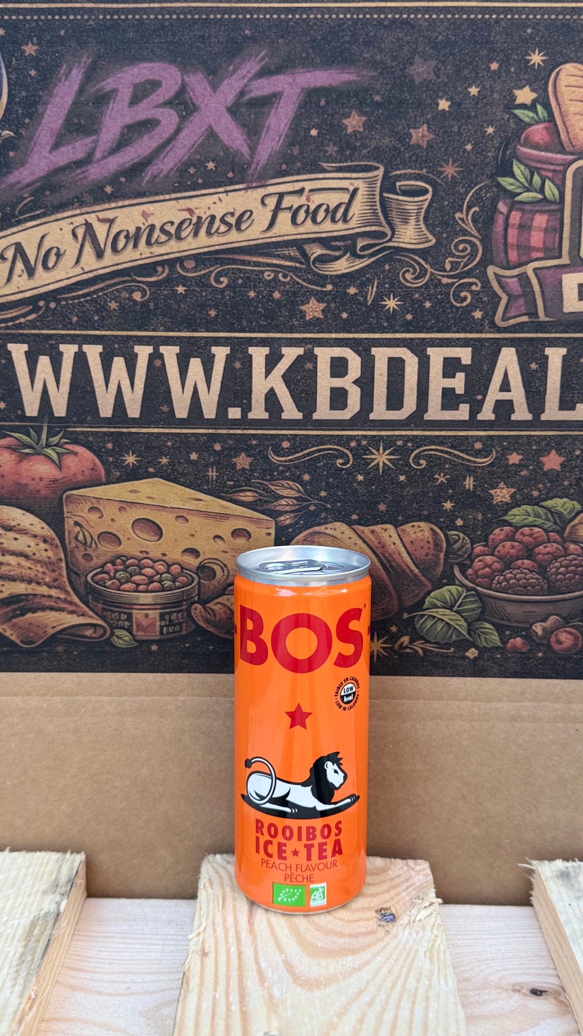 BOS: peach flavour 250 ml [inclusief statiegeld]