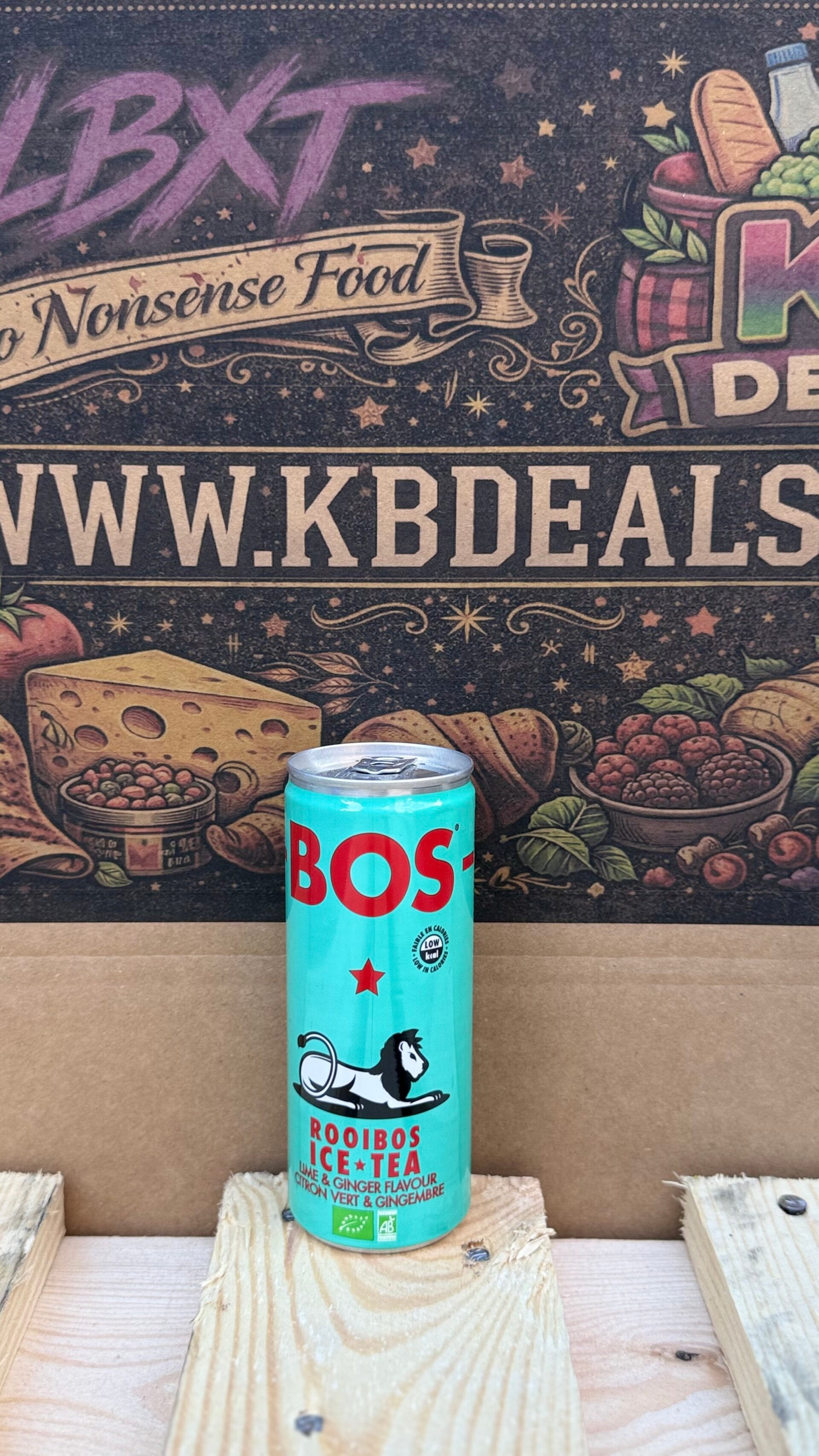 BOS: lime & ginger flavour 250 ml [inclusief statiegeld]
