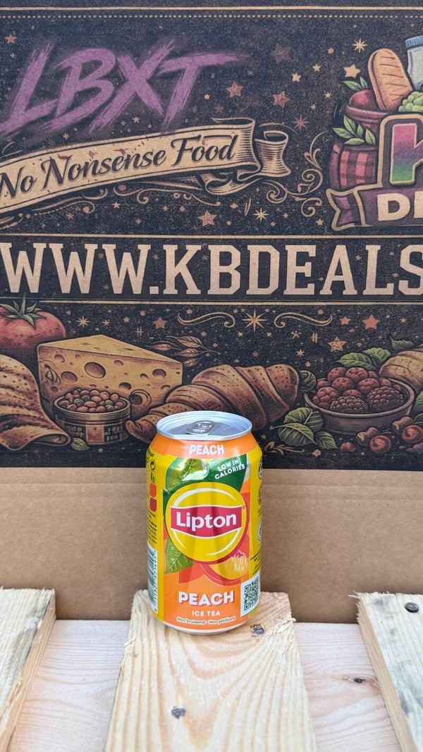 Lipton: peach ice tea 330ml [inclusief statiegeld]