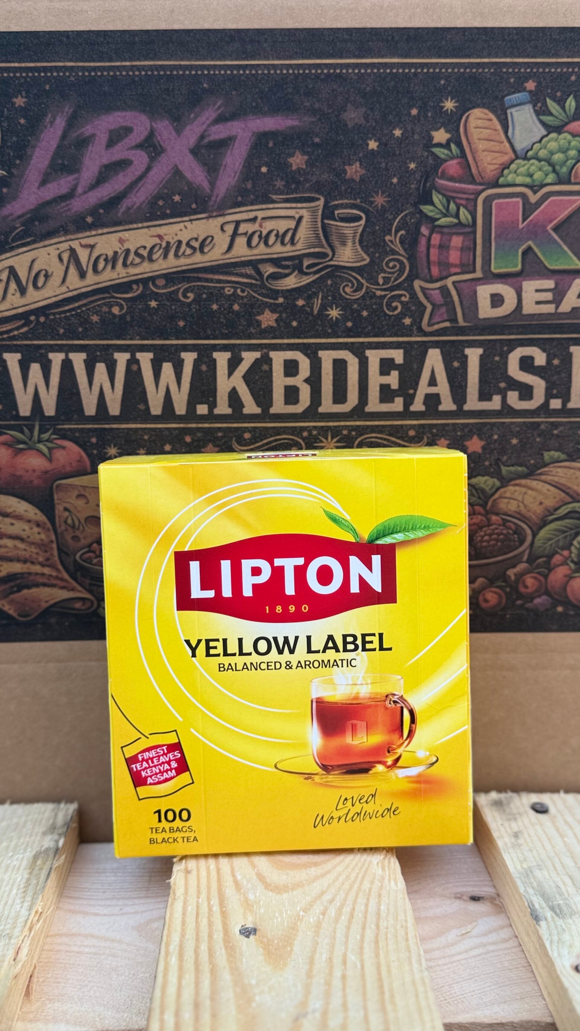 Lipton Yellow label 100stuk