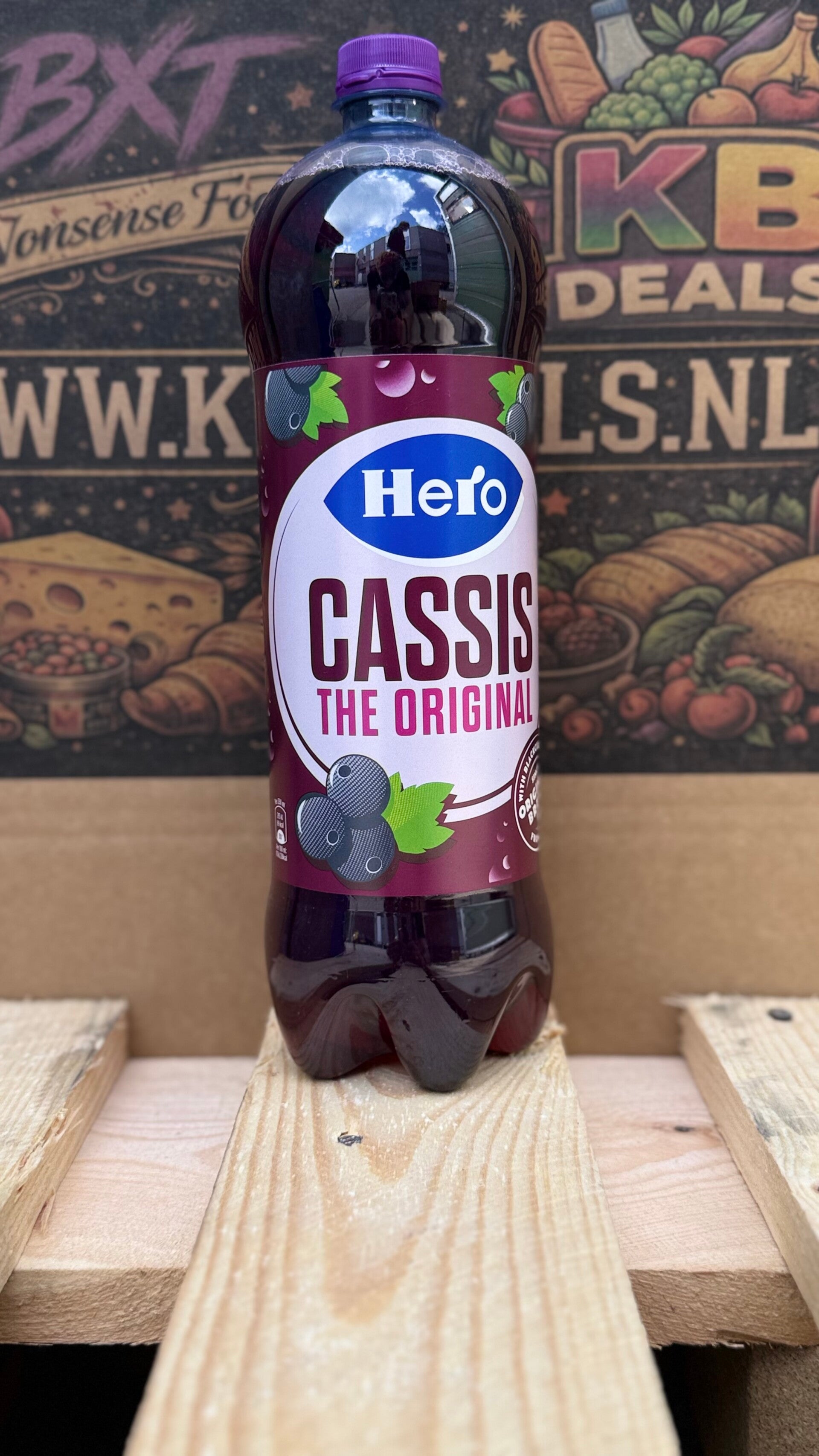 Hero cassis fles 1,25lt