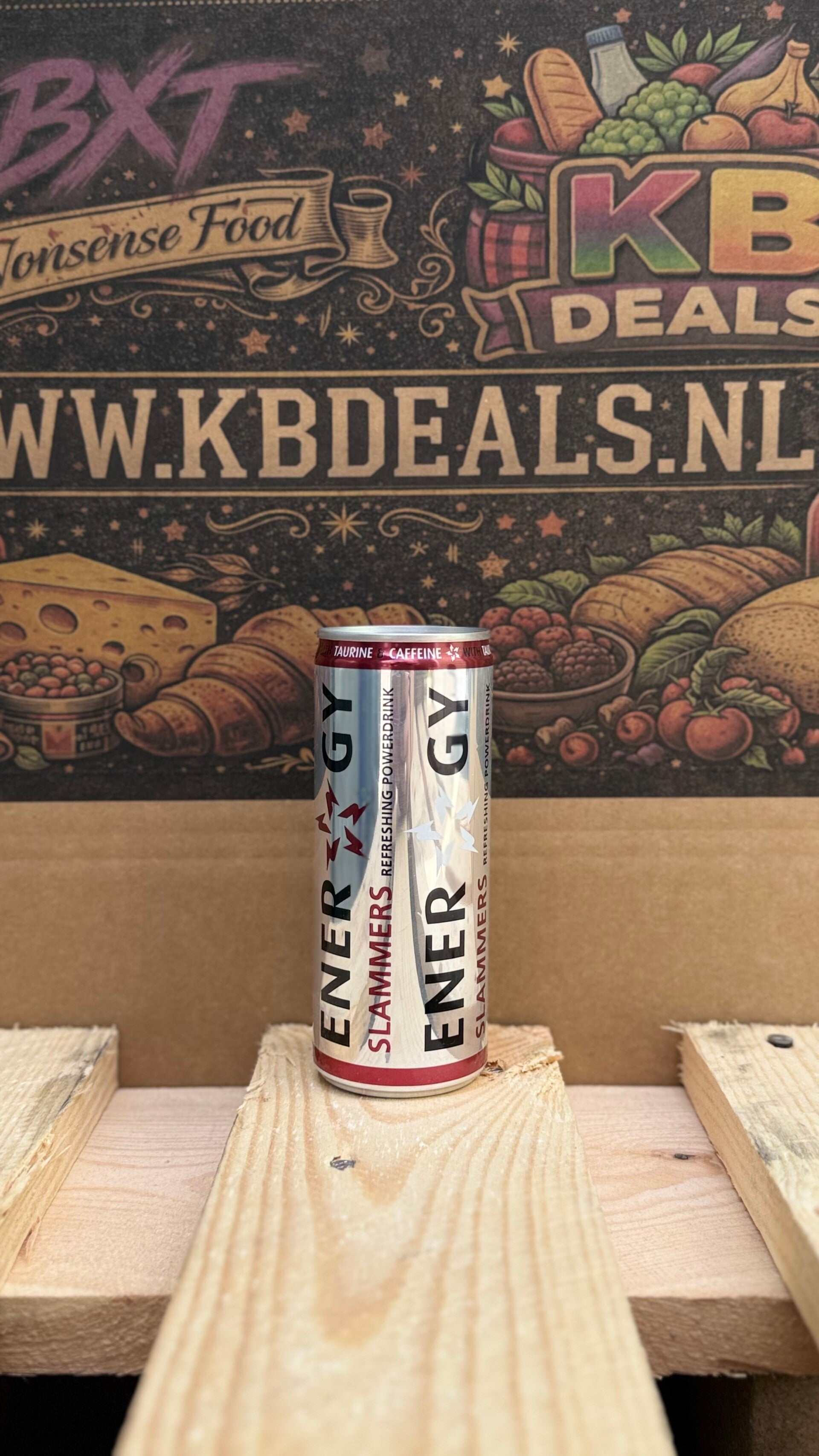 slammers energy drink per stuk // INCL STATIEGELD