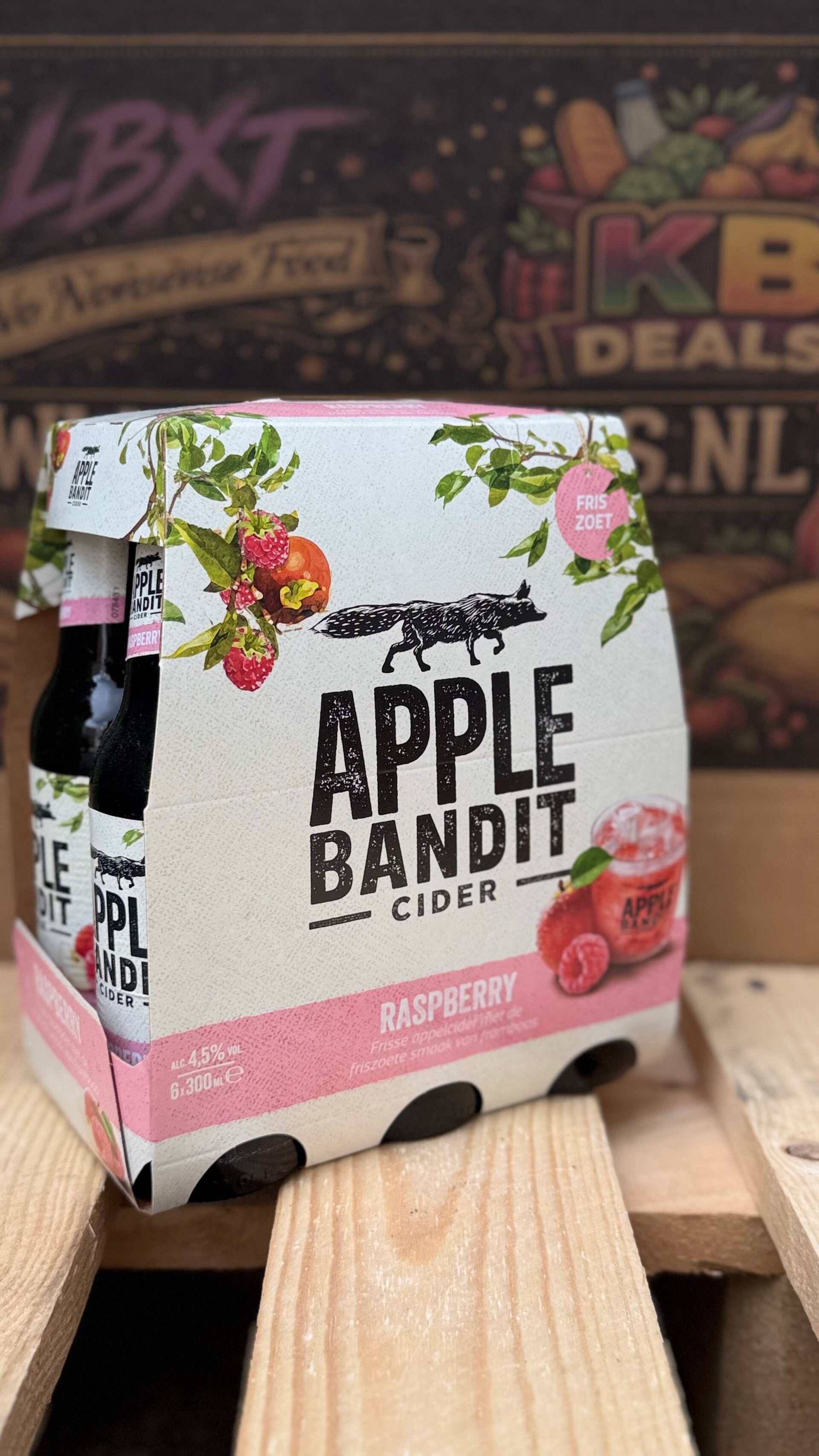 Apple bandit raspberry. // incl statiegeld