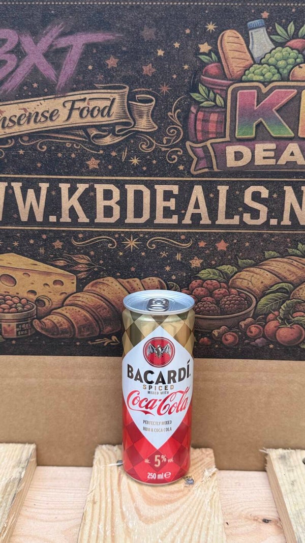 Bacardi cola spiced 250 ml //incl statiegeld