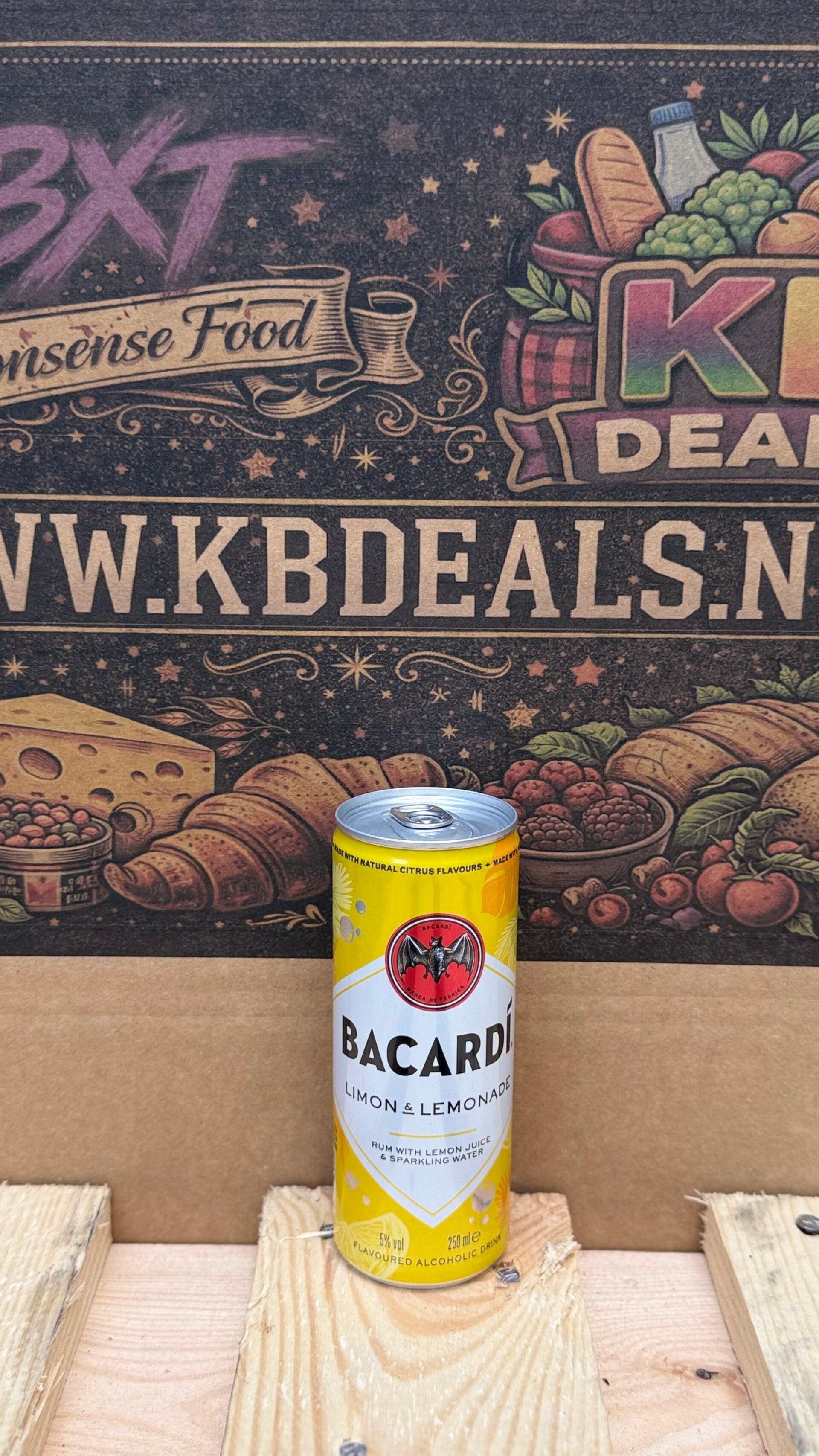 Bacardi limon & lemonade // incl statiegeld 250ml
