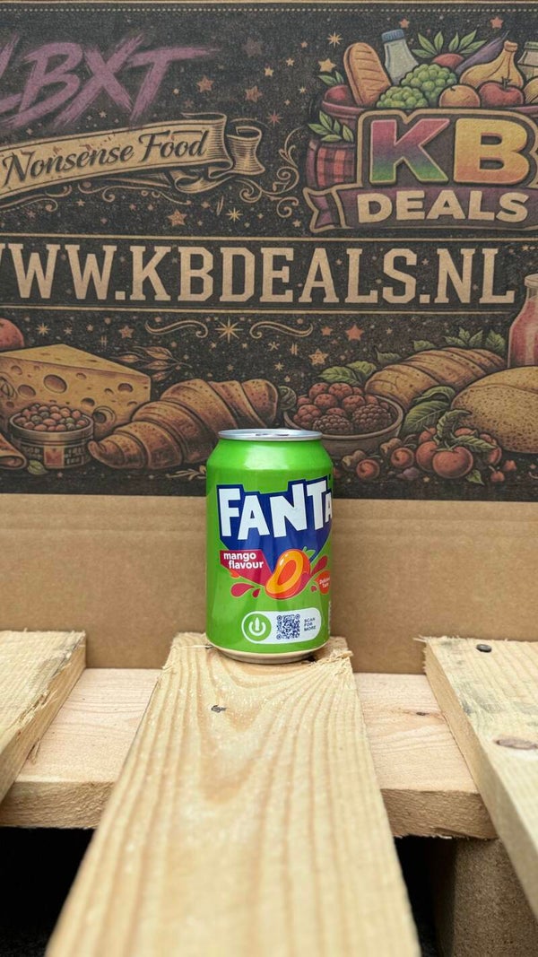 Fanta mango blikje // incl statiegeld