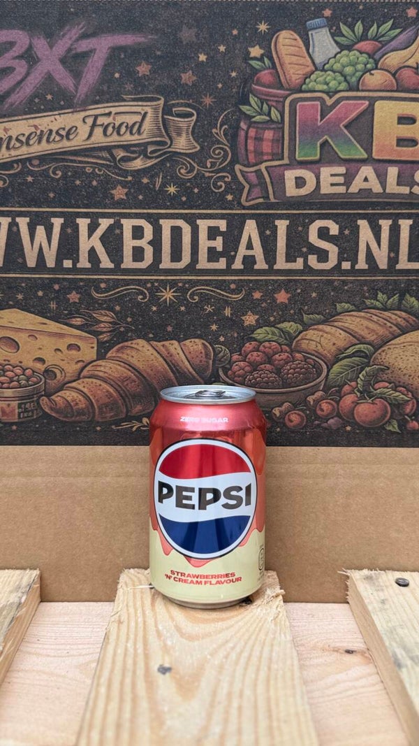 Pepsi Cream soda Strawberry // incl statiegeld
