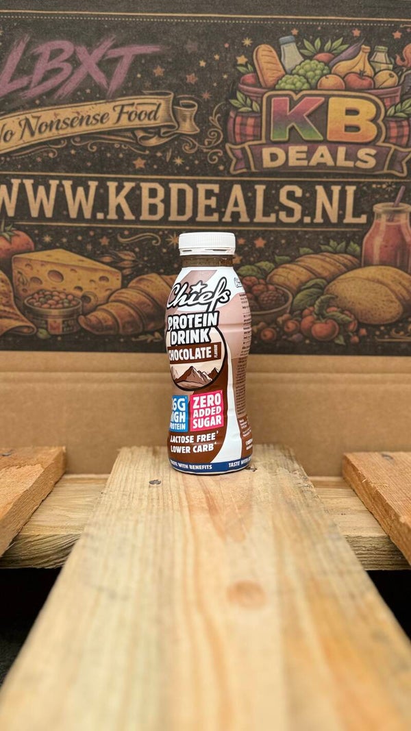 Chiefs protein drink chocolate