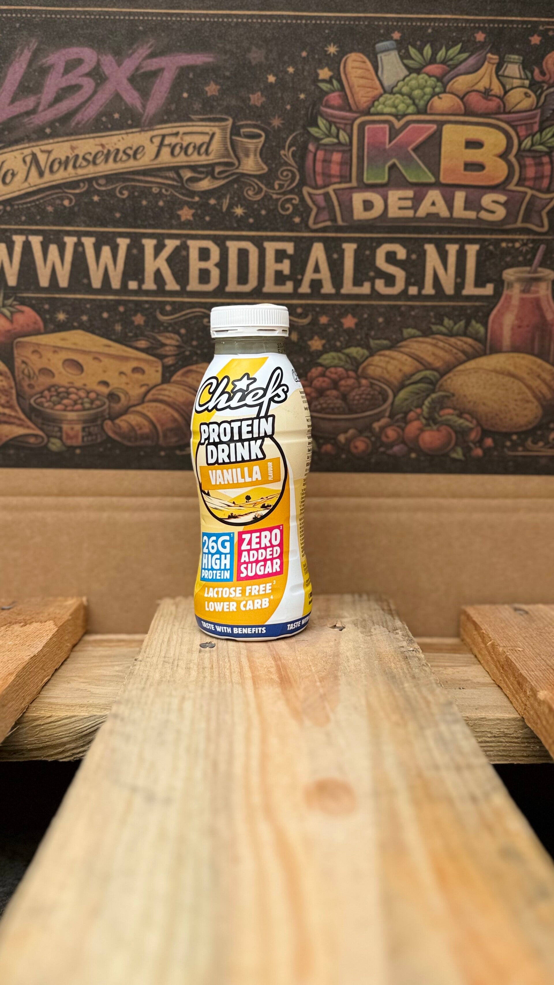 Chiefs protein drink vanilla