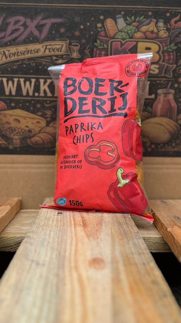 Boerderij paprika chips / 150gr