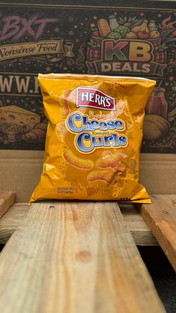 Herr’s baked cheese curls 113gr