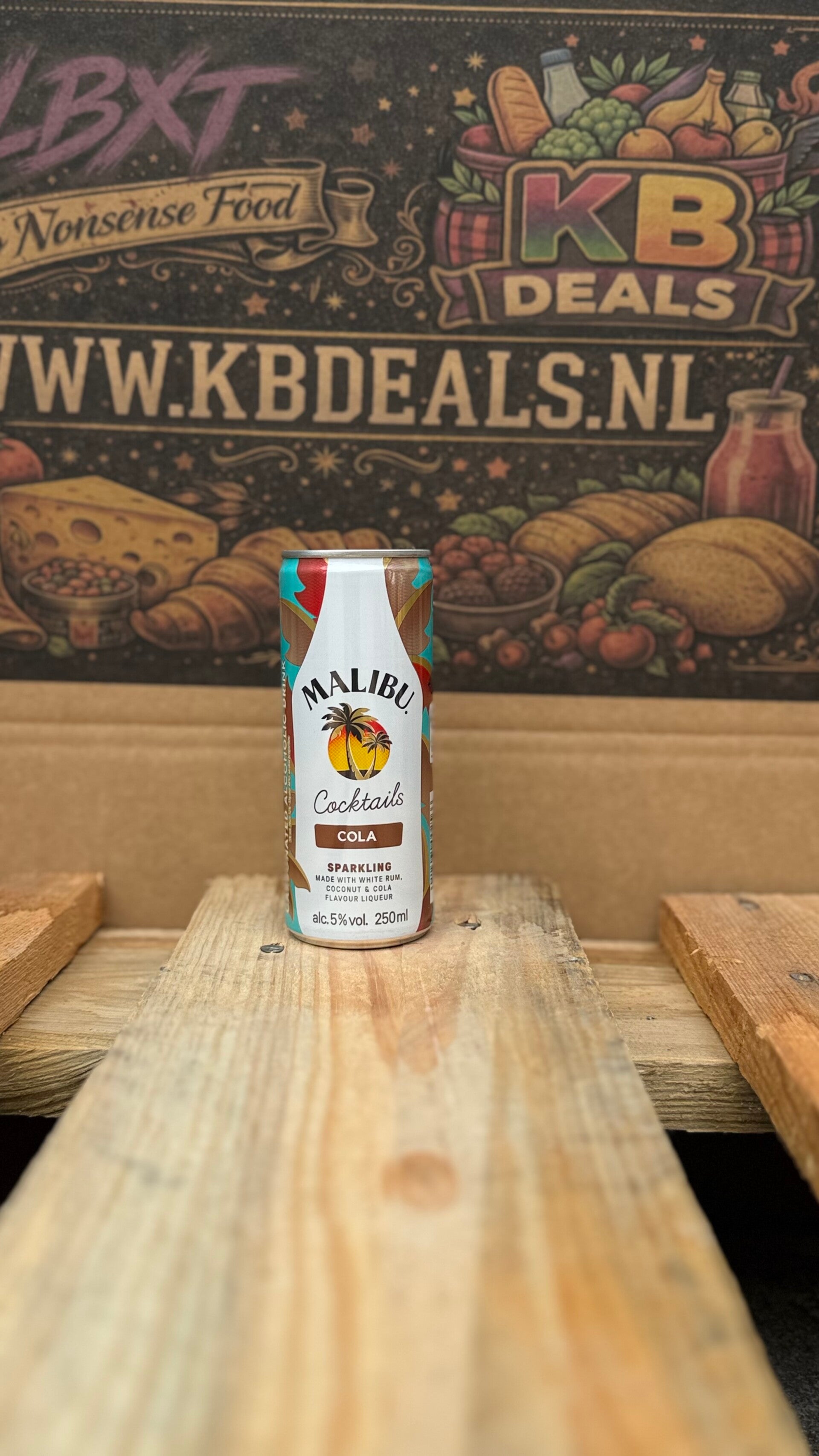 Malibu cola blikje // incl statiegeld