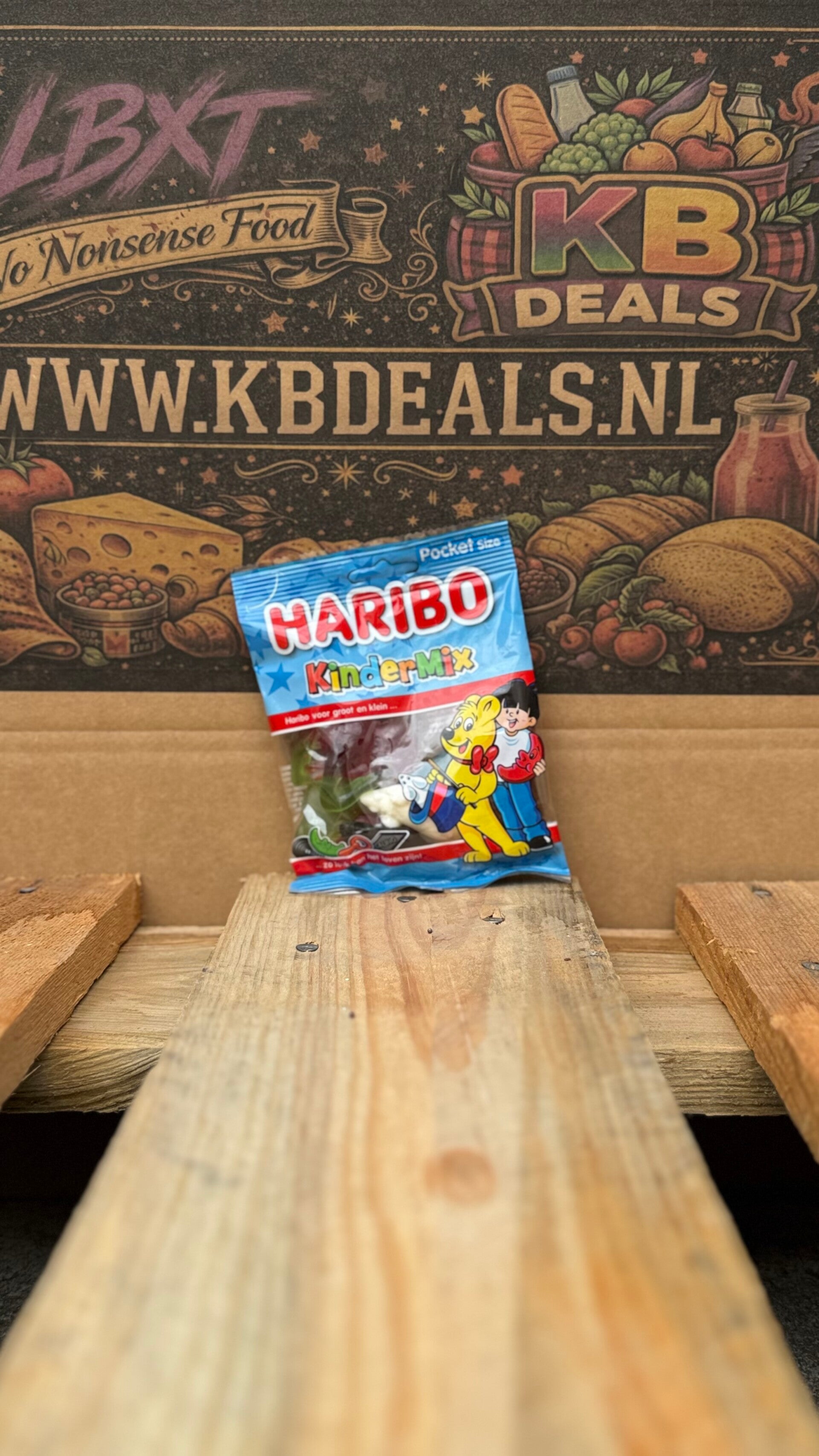 Haribo Kindermix Gummy- & Dropmix | Pocket Size Zakje (75g)