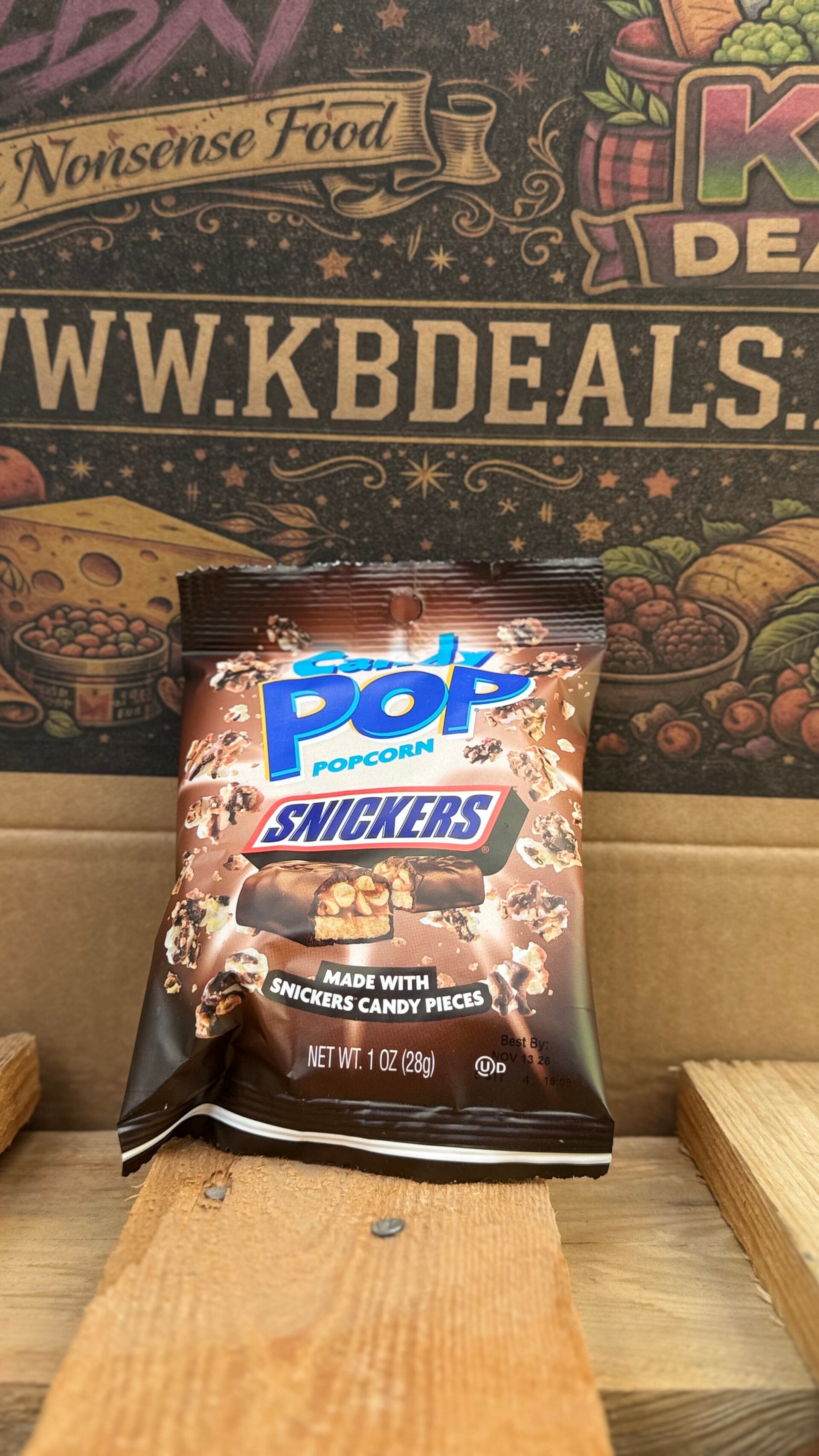 candy pop mini zakje snickers