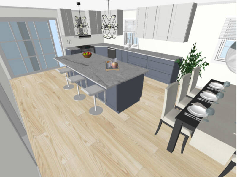 open kitchen