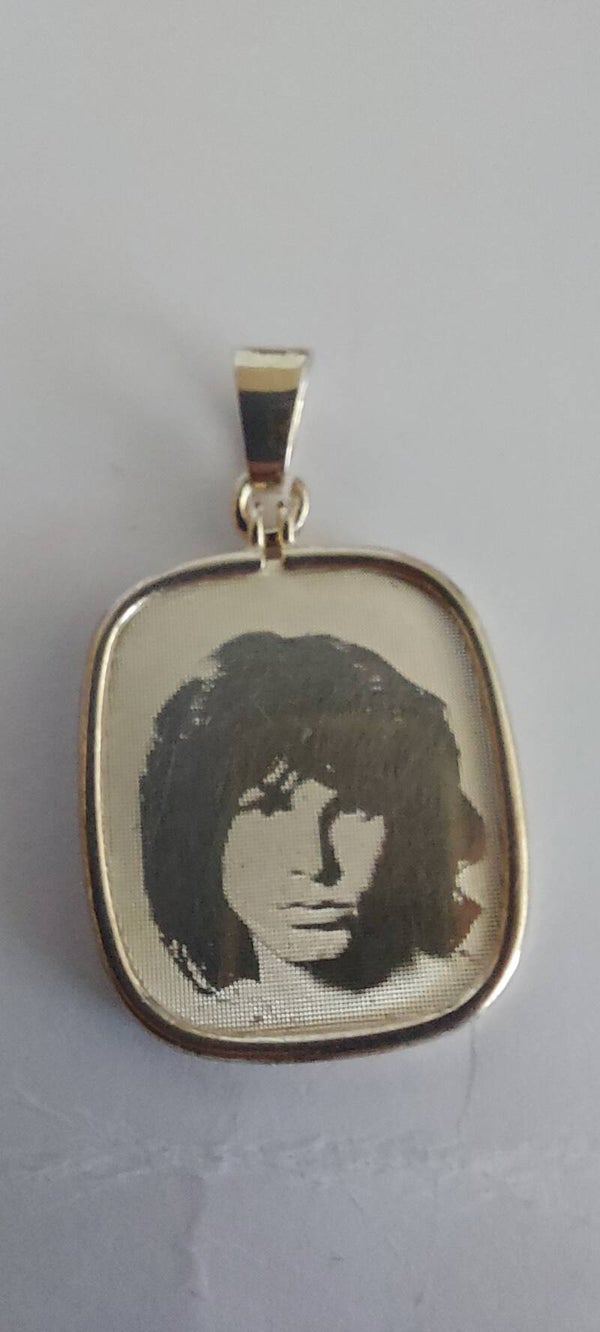 Zilveren hanger Jim Morrison