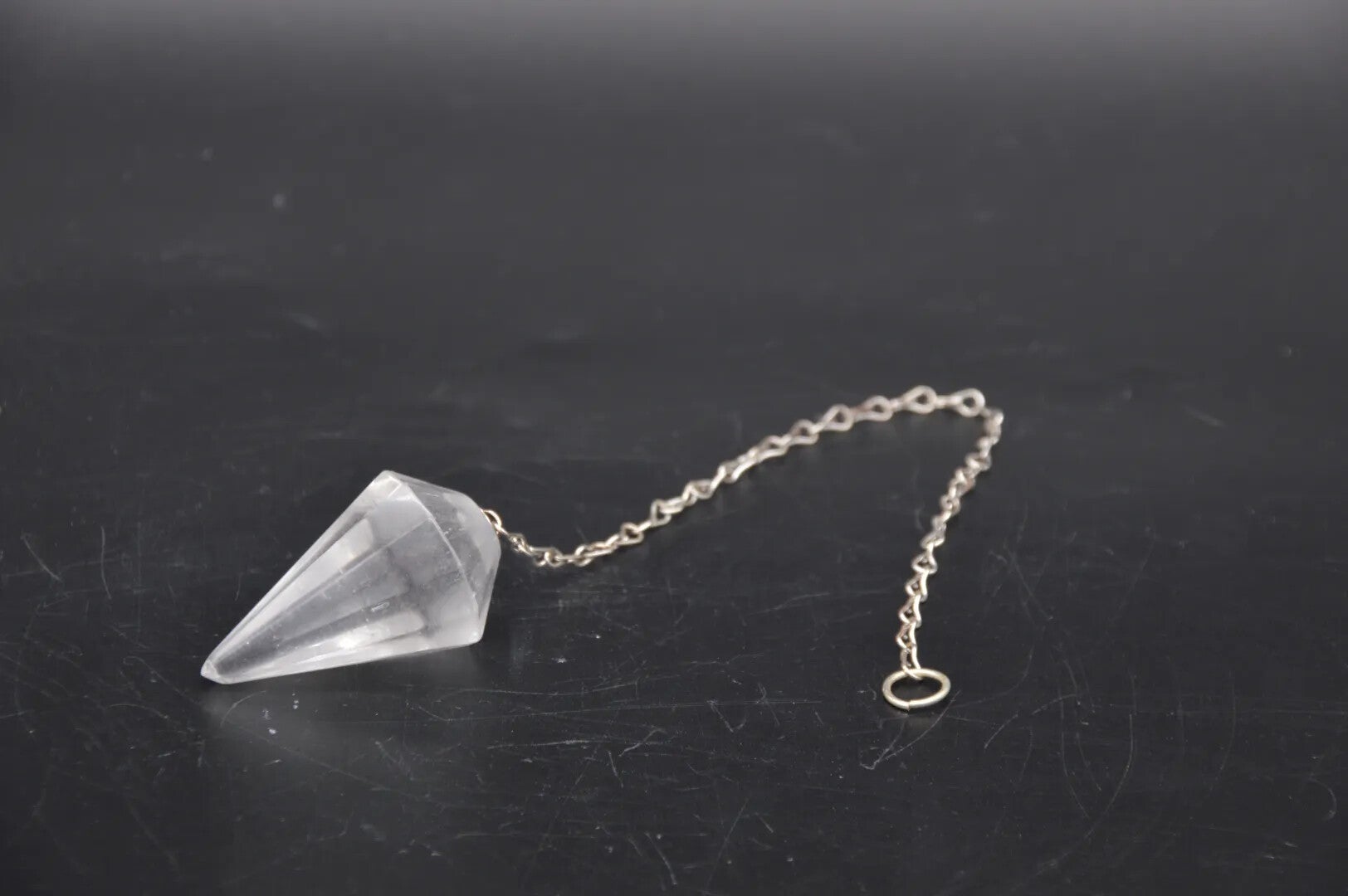 Pendel met Bergkristal punt
