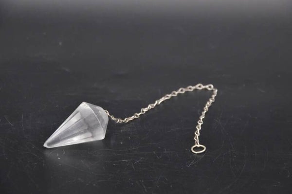 Pendel met Bergkristal punt