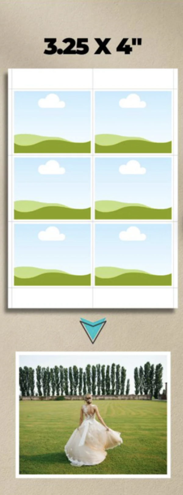 6 - 3.25inch X 4.00inch Flex Magnet