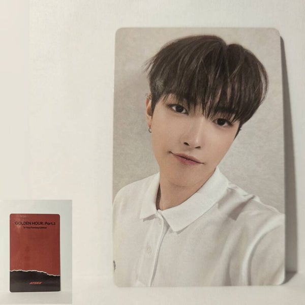 Photocard Officiel - Ateez Hongjoong