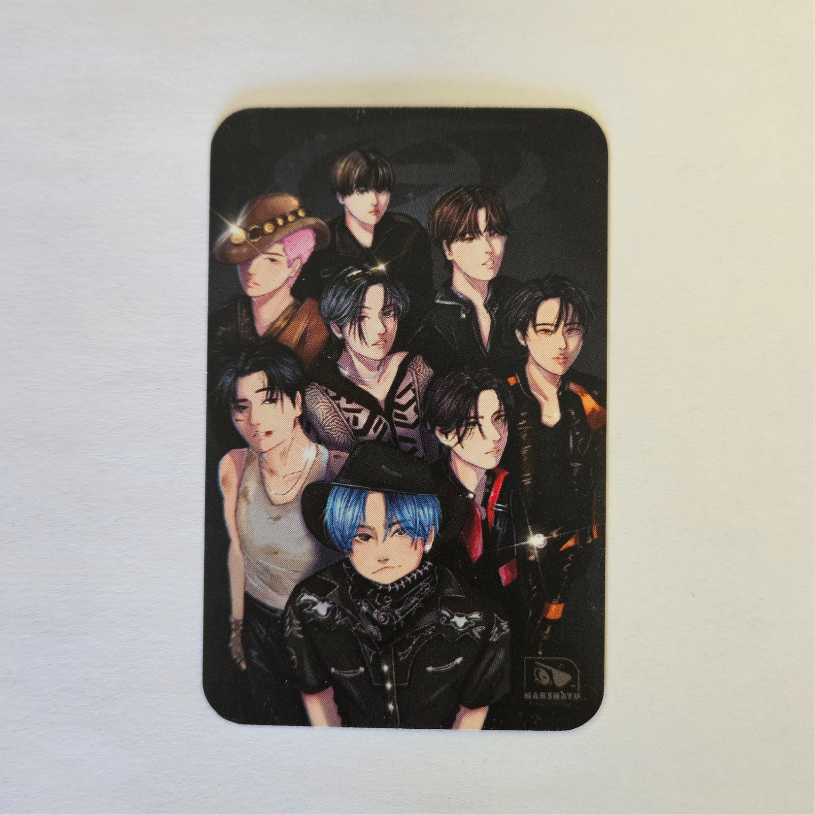 Freebies : Photocard ATEEZ – Illustration par Marshuyu (Fanmade)