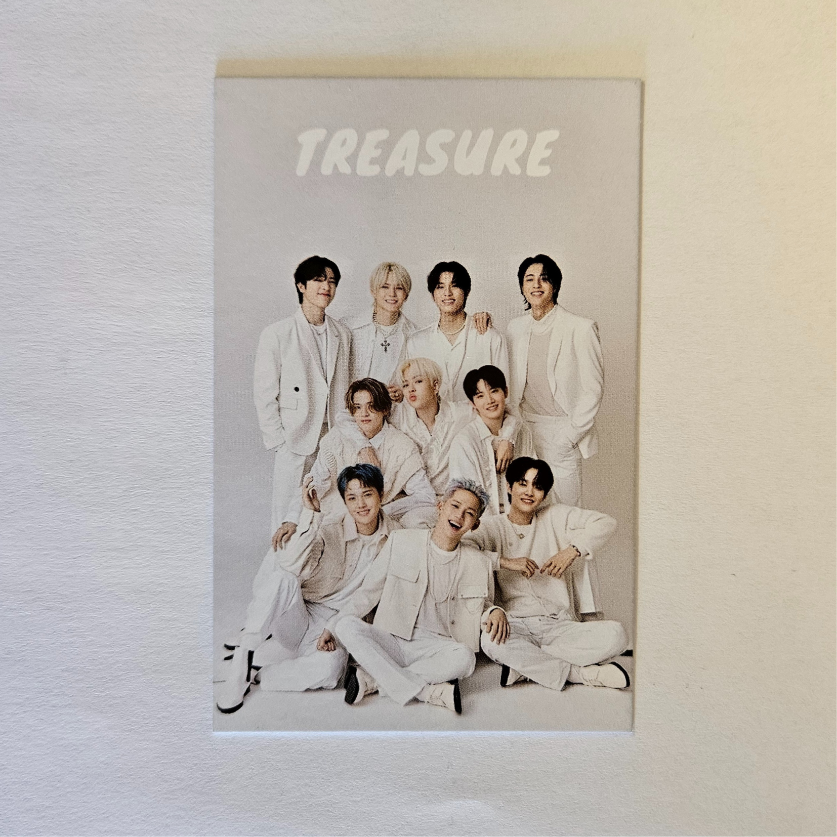 Freebies : Photocard TREASURE – All White Concept (Fanmade)