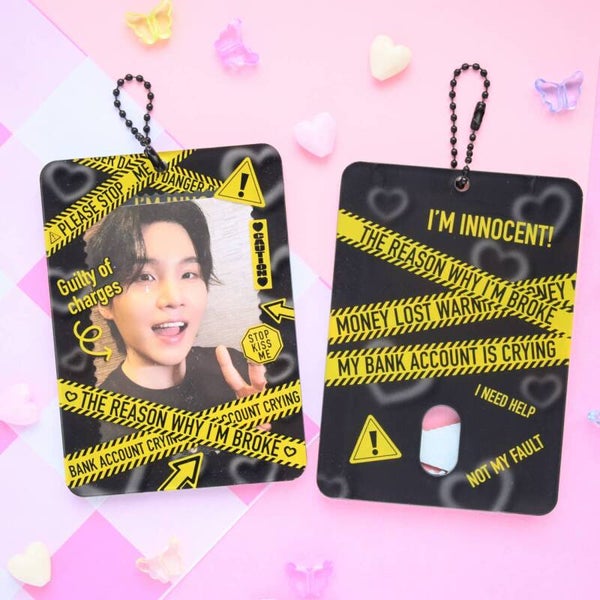 Porte carte en acrylique I'm Broke Idol