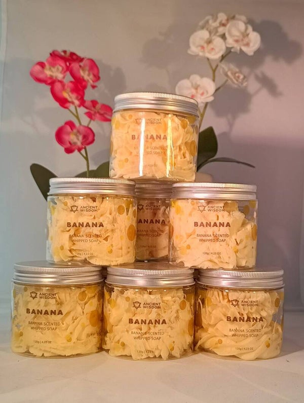 Savon fouetté Banane