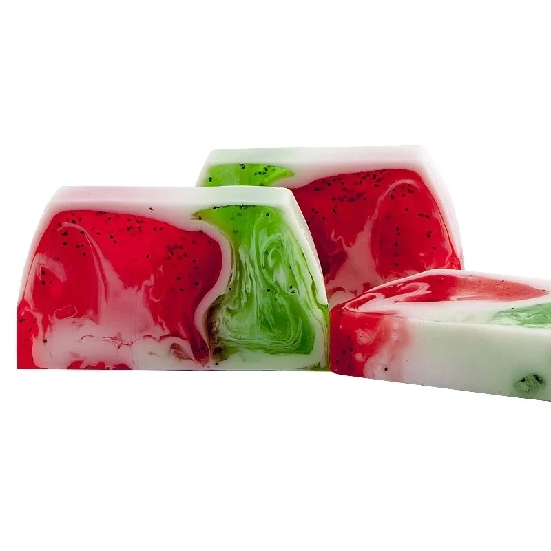 Tranche de savon glycérine - Fraise kiwi