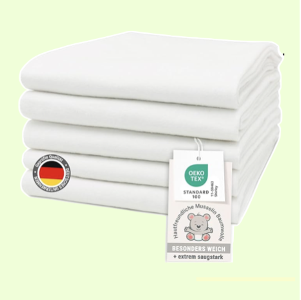 Weckeldësch - Molton-Dicher 5er-Set