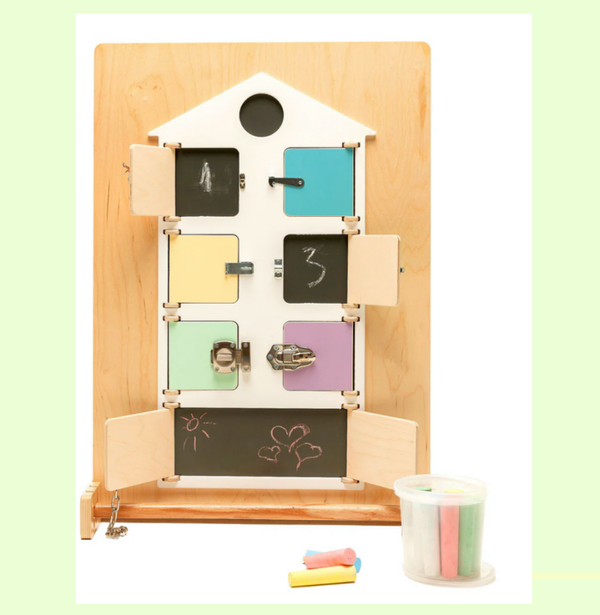 Montessori - Léiertuerm: Schaf mat Schlässer