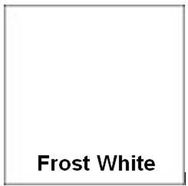 Frost White (Bright White) 6x8" (A5) Aperture Card - Rectangle Aperture