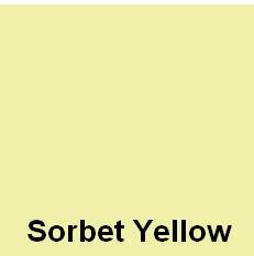 Sorbet (Pale Yellow) 5.5" (140mm) Aperture Card - Square Aperture