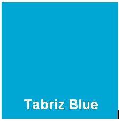Tabriz (Bright Blue) 5.5" (140mm) Aperture Card - Square Aperture