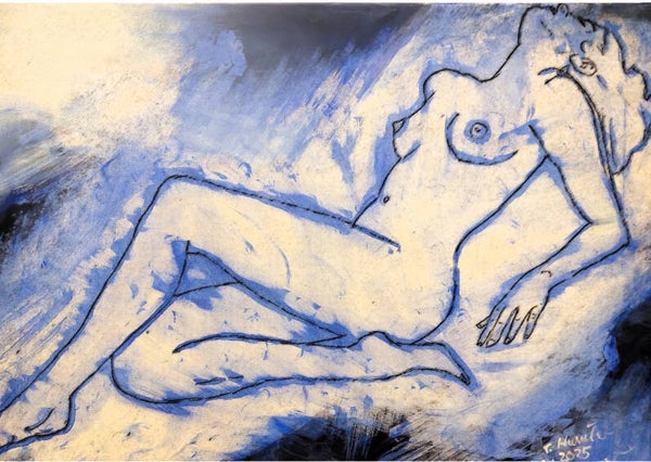 akt in blau 2