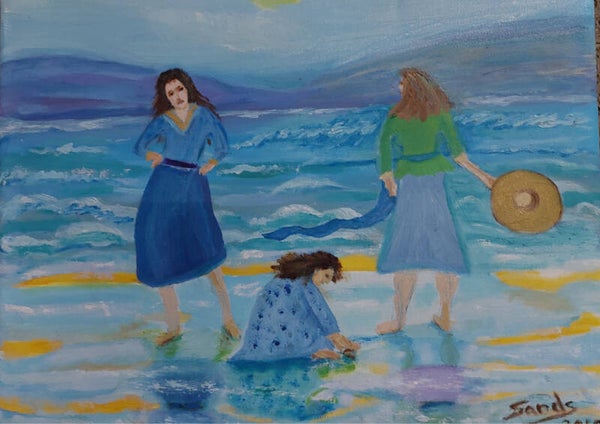 Frauen am Strand 1