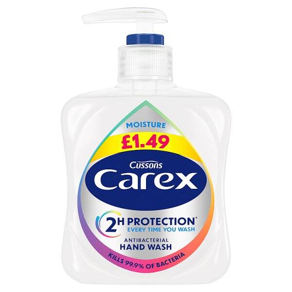 Carex Moisture Antibacterial Hand Wash 250ml