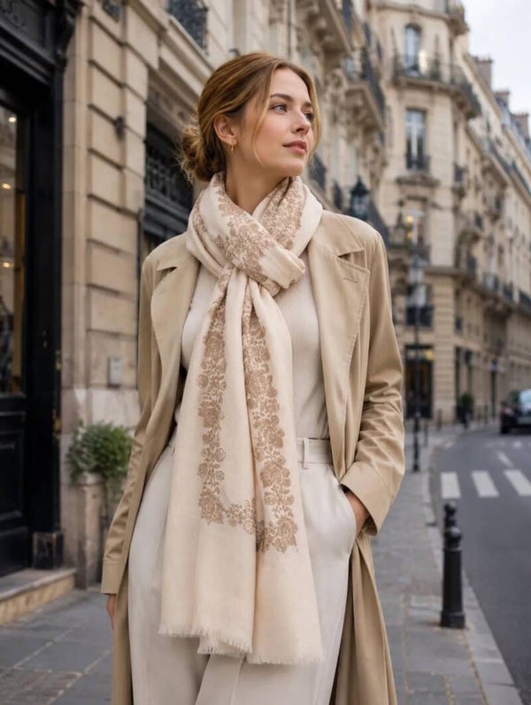 Beige sjaal